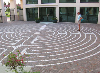 Meditation Labyrinth at Sigonella.