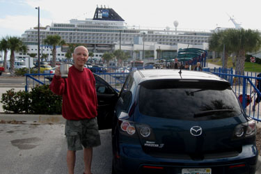 Arrival at Port Canaveral