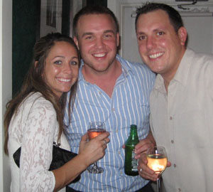 Sean and Adam, Aaron's cousins, were groomsmen.