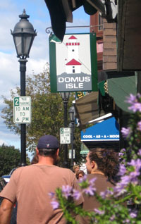 Bar Harbor signs.