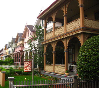 The Seven Sisters Victorian houses.