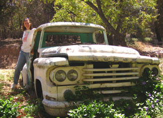 Old Dodge & older woman.