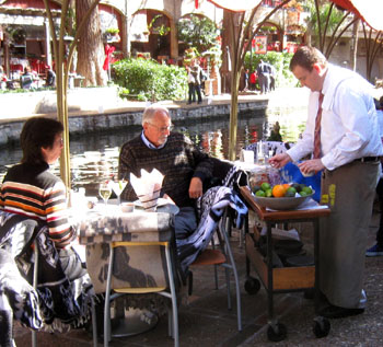 Hand-made guacamole at your table...