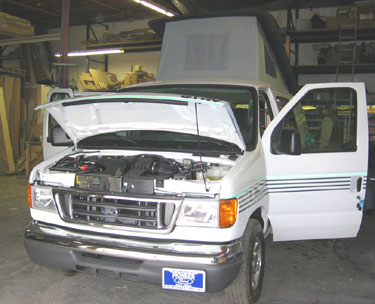 Still working on the van...